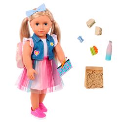 POUPÉE OG DE LUXE - EVIE L'ÉCOLIÈRE 46CM